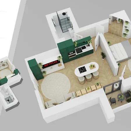 Apartment Aiastay River Bukarest